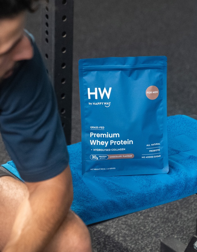 Happy Way - Men's Chocolate Whey Protein Powder