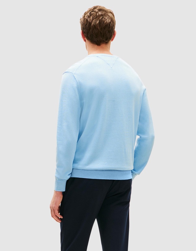 Tommy Hilfiger - Flag Embroidery Crew Neck Jumper