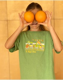 Banabae - Fruit Salad Club Hemp Kids Tee - Apple Green