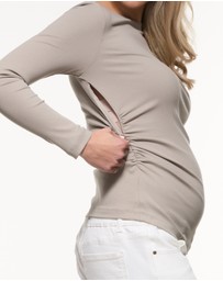 Soon Maternity - Bamboo Rib Feeding Top