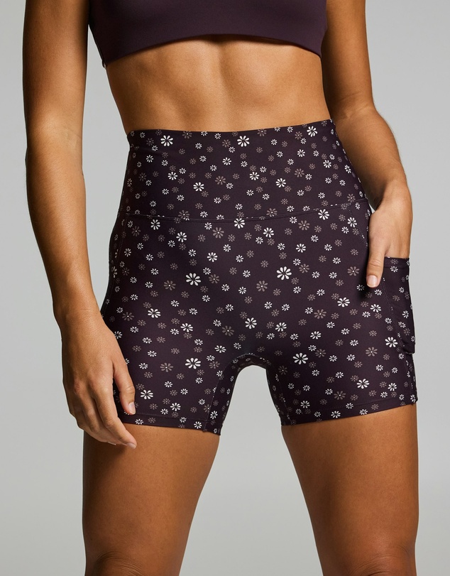 Rockwear - No Front Seam Pocket Mid Thigh Tights