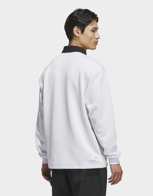 adidas Performance - LONG SLEEVE KNIT SWEAT POLO SHIRTS Mens
