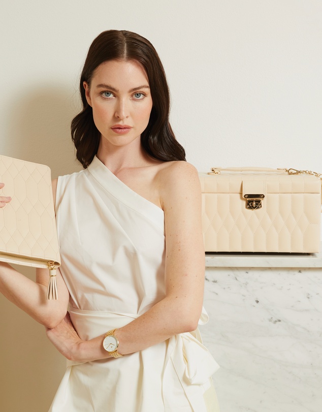 Wolf - Wolf Caroline Large Jewellery Portfolio  Ivory