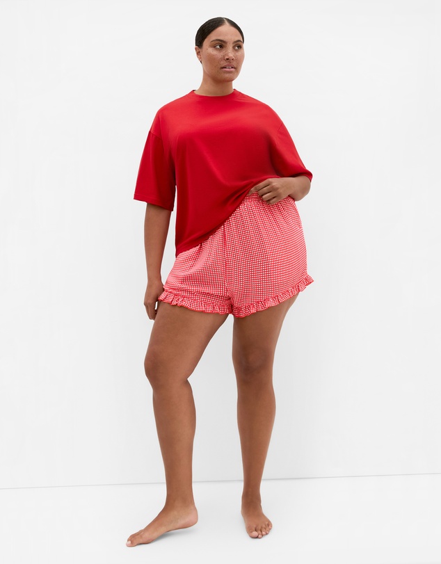 City Chic - Gigi Gingham Pyjama Shorts