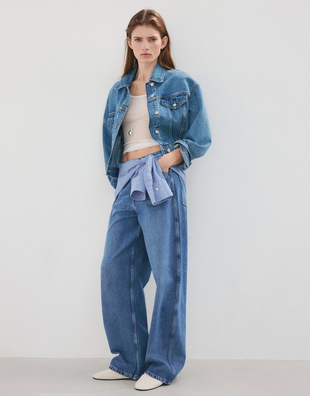M.N.G - Mid-Rise Balloon Jeans