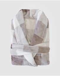 Bambury - Charlie Checkered Ultraplush Robe