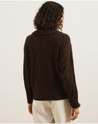 Atmos&Here - Zuri Cable Knit Sweater