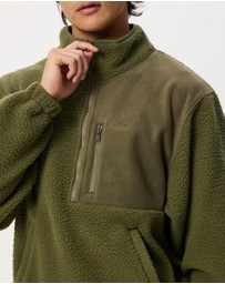 Rhythm - Koa Fleece Half Zip Sweat