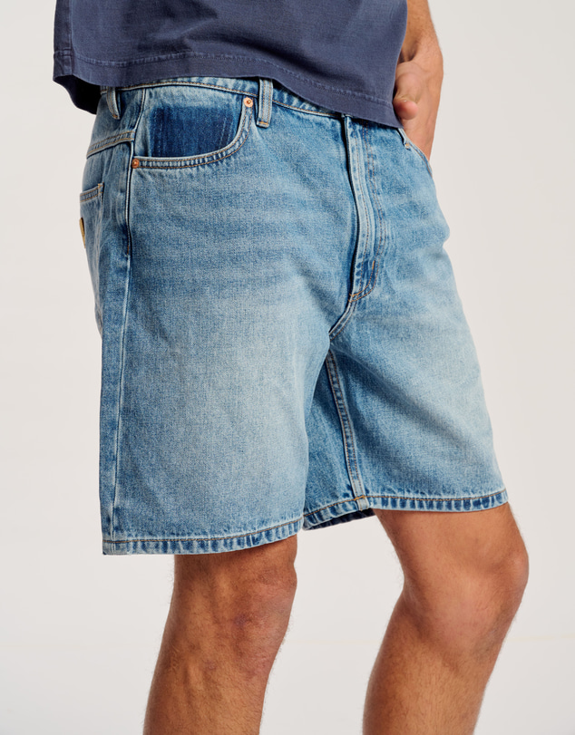 Rolla's - Ezy Denim Shorts - Byron Blue