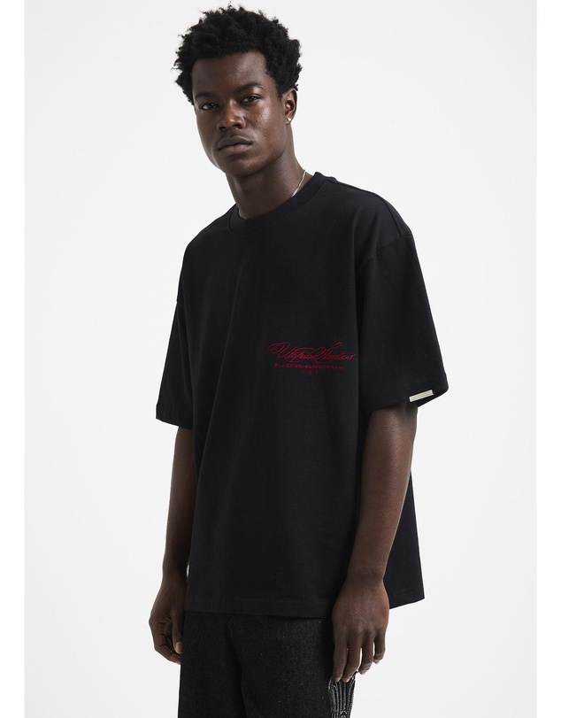 Black Noise White Rain - Sheen T-Shirt