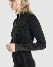 GUESS Originals - GUESS Originals Washed Zipped Mini Dress