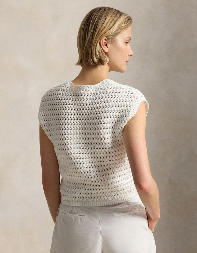 Polo Ralph Lauren - Big Pony Crocheted Cotton Sweater