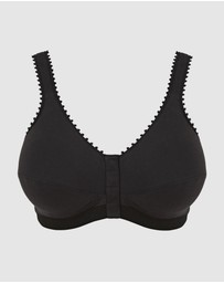 Royce Lingerie - Comfi Cotton Wirefree Press Stud Front Open Bra