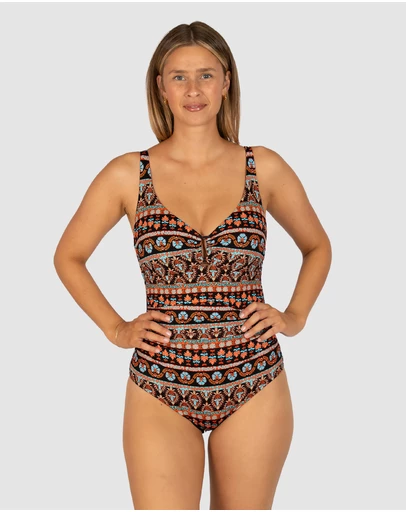 Baku Swimwear - Morocco D/E Cup Ring Front One Piece Swimsuit