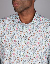 Simon Carter - Floral Bird Print Shirt