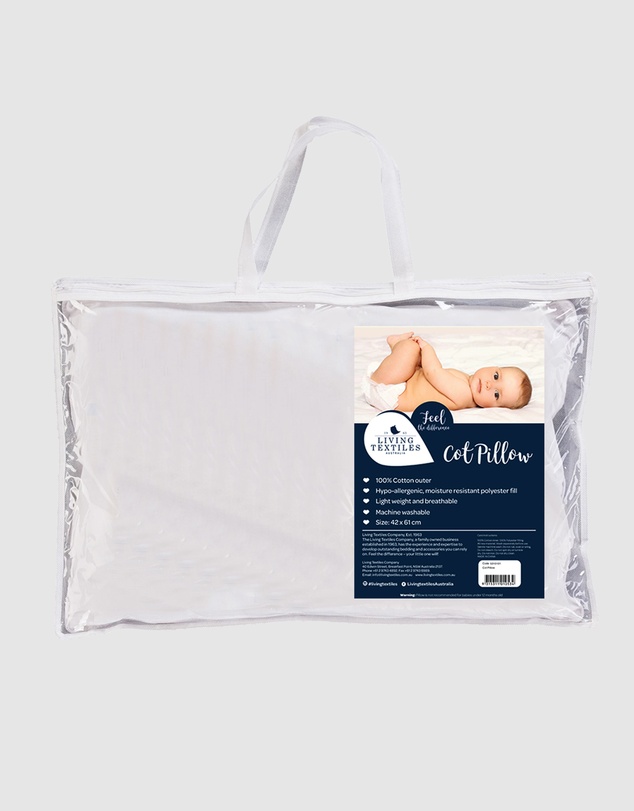 Living Textiles - Cotton Toddler Pillow