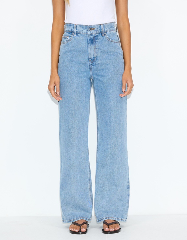 Dazie - London High Waisted Wide Leg Jeans