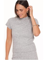Petal & Pup - Edwards Knit Skirt Set - Grey