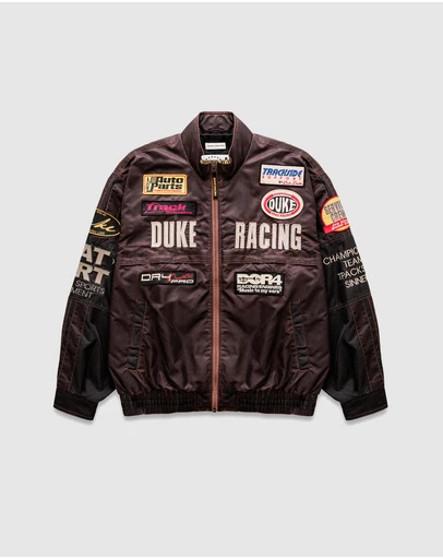 Duke + Dexter - DR4 Trackside Vintage Mauve Bomber Jacket