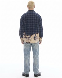 THE TALES - Bleached Check Cord Shirt