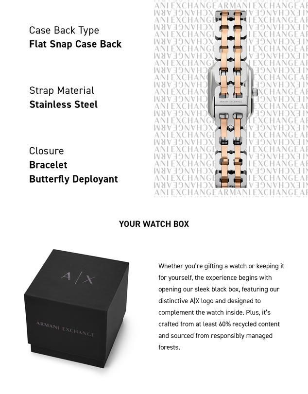 Armani Exchange - Two Tone Analogue Watch