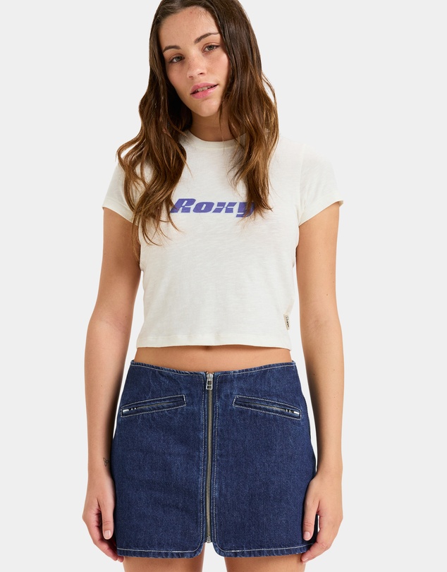 Roxy - Womens Chloe Kim Baby T-Shirt
