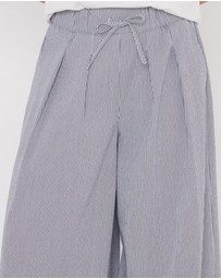 ALEXANDRA - Teri Pants Navy Stripe