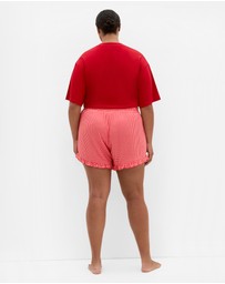 City Chic - Gigi Gingham Pyjama Shorts