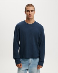 Cotton On - Cropped Fit Textured Long Sleeve