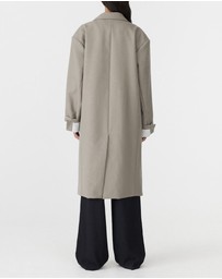 Bassike - Soft Longerline Coat