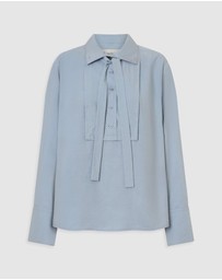 Oroton - Half Placket Button Shirt