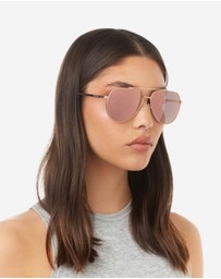 Hawkers Co - HAWKERS - Polarized Rose Gold SHADOW Sunglasses for Men and Women UV400