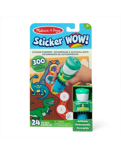 Melissa and Doug - Sticker Wow Activity Pad Set Dinosaur