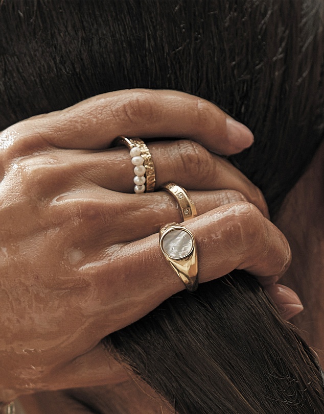 Arms Of Eve - Amira Gold and Pearl Ring