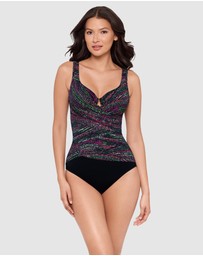 Miraclesuit Swimwear  - Light Show Layered Escape Underwired One Piece Shaping Swimsuit