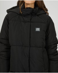 All About Eve - Elevate Long Puffer Jacket Black