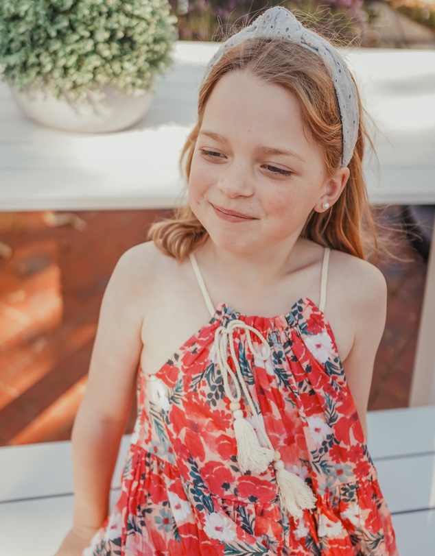 WITH LOVE FOR KIDS - Cotton Muslin Dress - Babies - Kids