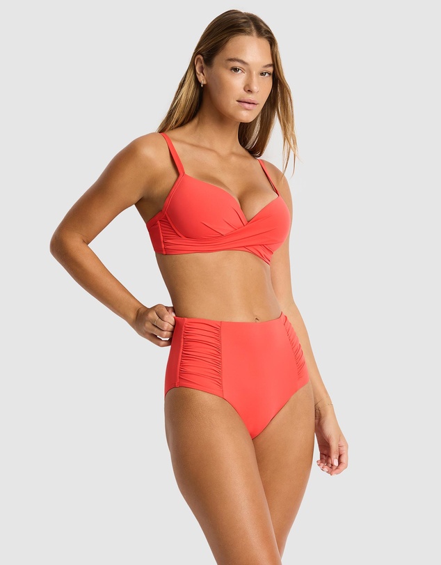 Sea Level Australia - Essentials Edit High Waist Gathered Side Pants