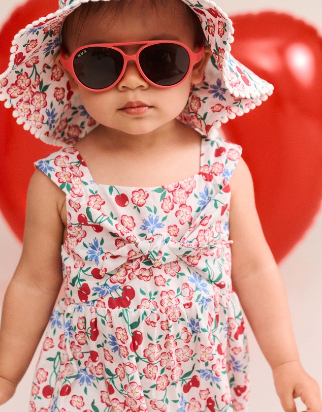 Huxbaby - Tropical Floral Tie Romper - Babies