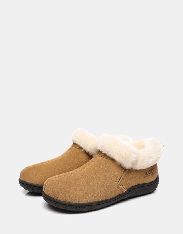 EVERAU - Australian Shepherd Ugg Daley Slipper Cow Suede Upper House Shoes