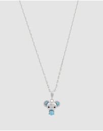Georgini - Georgini Opal Glow Blue Created Opal Koala Silver Pendant