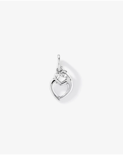 Michael Hill - Mother and Child Heart Pendant in Sterling Silver