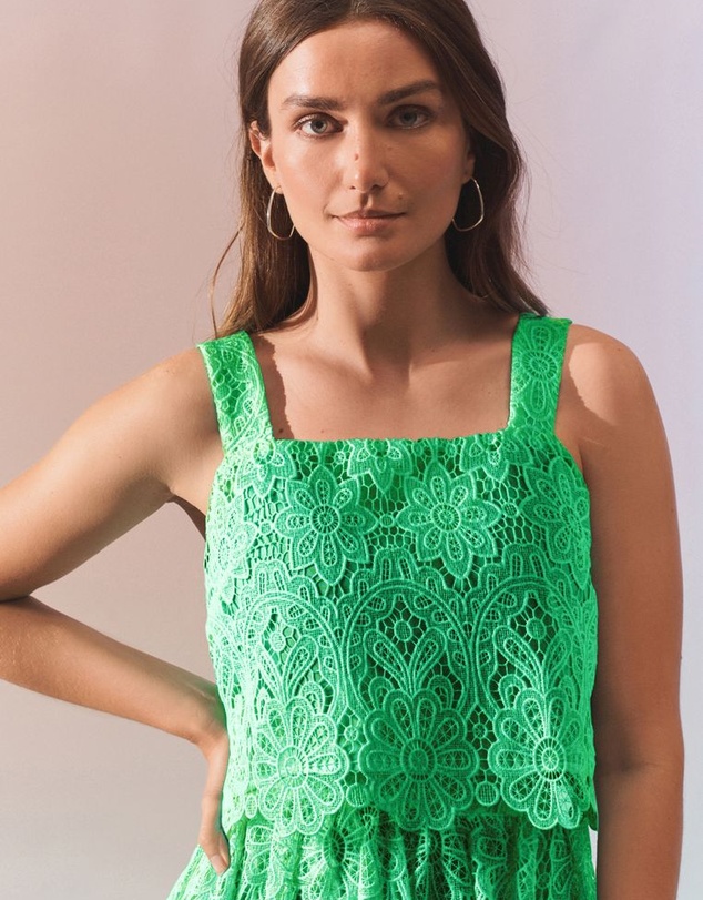 NEXT - Sleeveless Co-ord Lace Detail Top