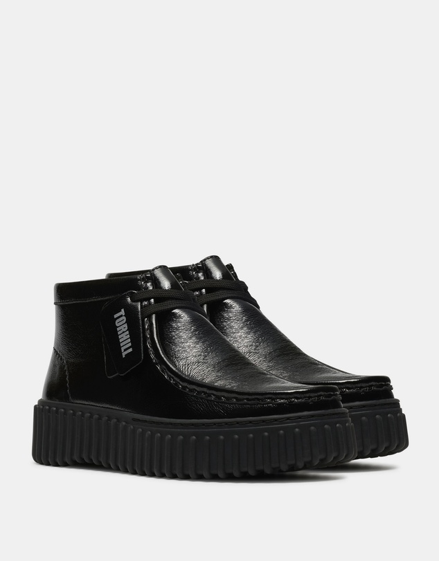 Clarks - Torhill Moss Black Metallic