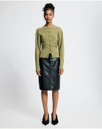 Lover - Dido Sculpted Wool Cardigan
