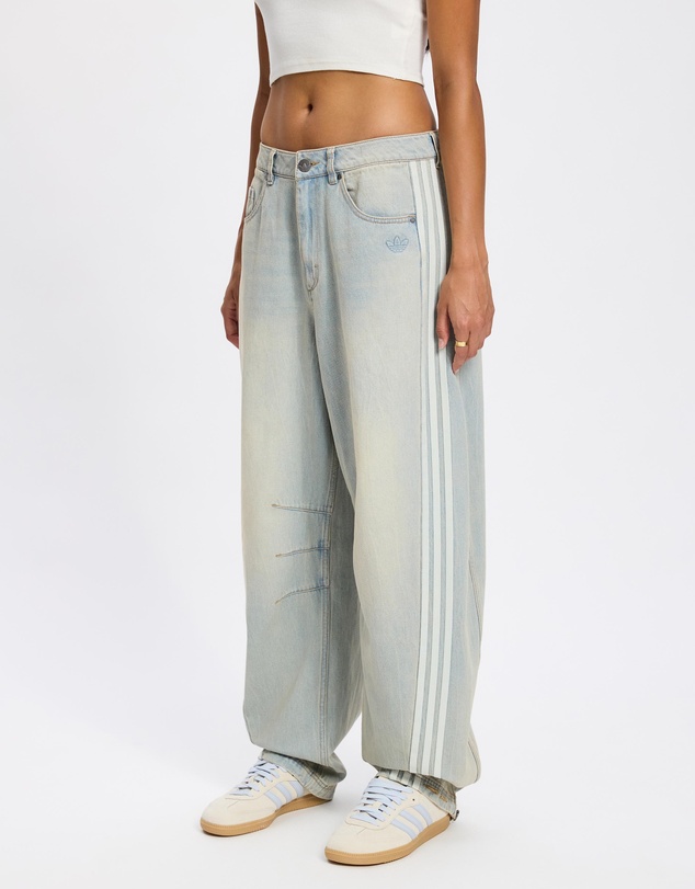 adidas Originals - Adilenium Barrel Leg Denim Pants