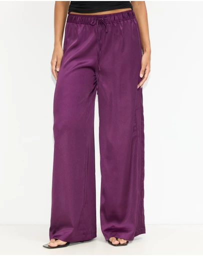 Dazie - Honey Satin Pants