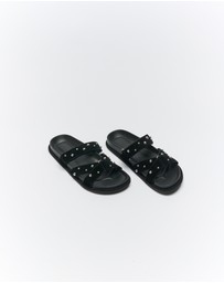 Walnut Melbourne - Paxon Leather Slide
