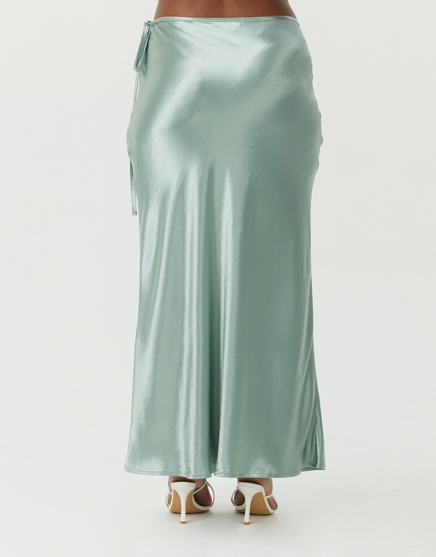Third Form - Satin Bias Tie Side Skirt