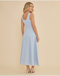 Amelius - Lucie Buttoned Midi Dress
